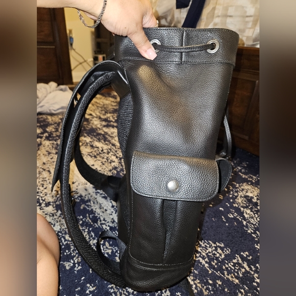 COACH Hudson Backpack F23202 Black Leather - Backpack - Picture 2 of 7